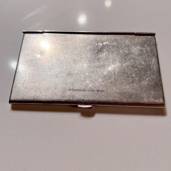 Tiffany’s Vintage Sterling Silver Business Card Holder. Used. Fair condition. - Picture 3 of 5